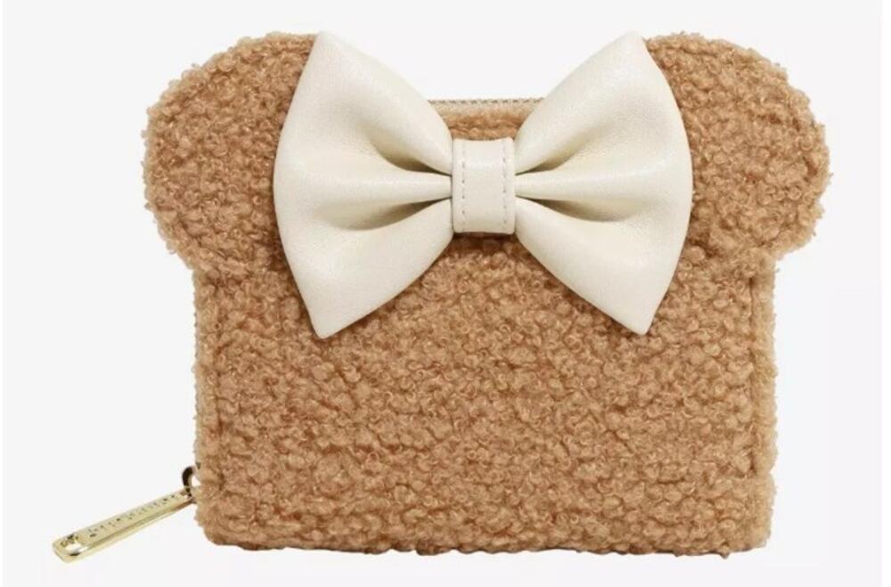 Loungefly Disney Minnie Mouse Sherpa Wallet | NWT